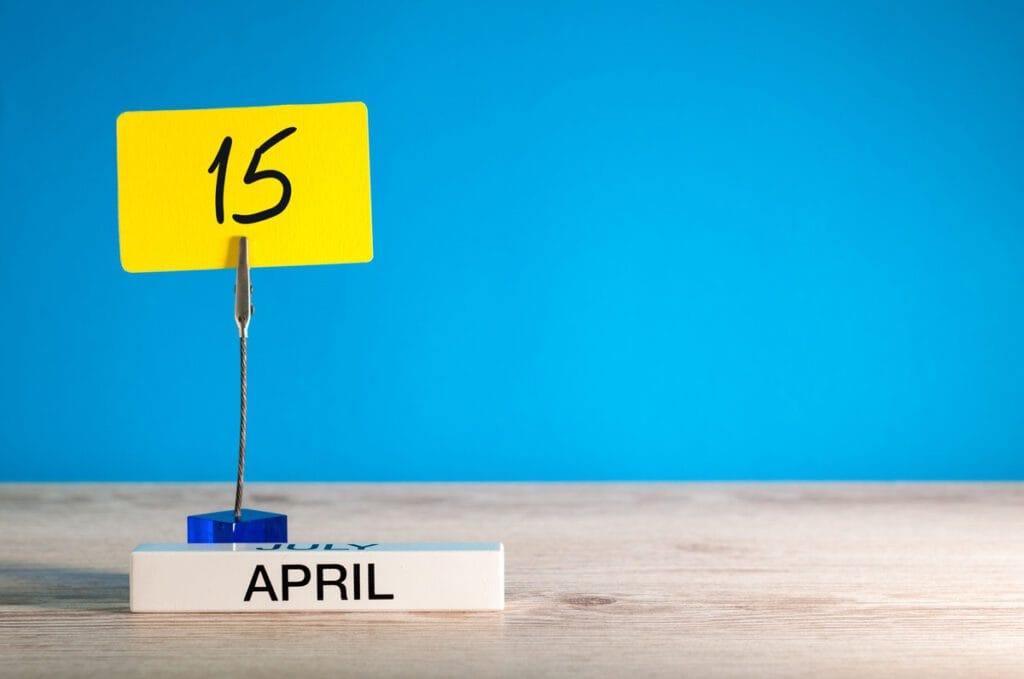 tax filing deadline