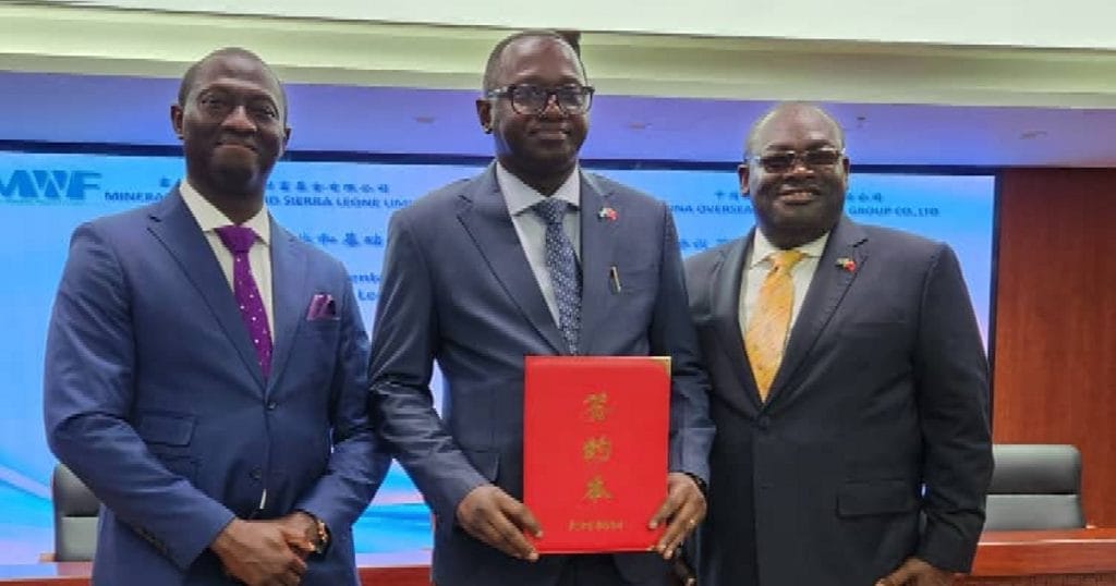 Sierra Leone Secures $300M Chinese Investment for Iron Ore Mining and Infrastructure 612025191158