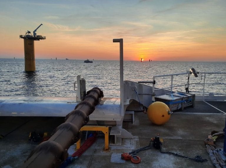 Inter array cable installation begins at Saint Nazaire OWF