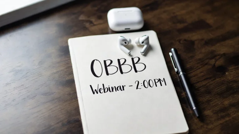 The OBBB Blueprint: Your Last Chance for Today’s IRS Business Tax Webinar