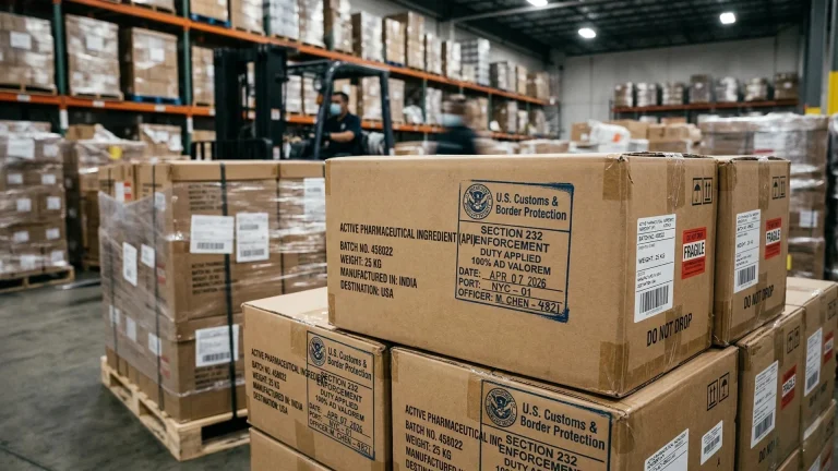 Section 232 Pharma Tariffs: US Implements 100% Duty on Foreign APIs Section 232 Pharma Tariffs: US Implements 100% Duty on Foreign APIs
