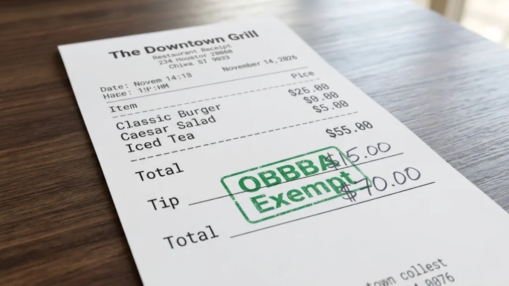 No Tax on Tips 2026: IRS Finalizes Formula for OBBBA Tip Exclusion